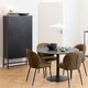 image 5 of Newcastle 2 Door Cabinet in Matt Black
