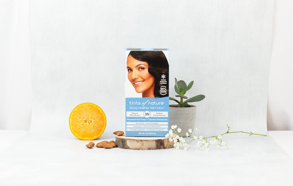 image 1 of Tints of Nature 3N Natural Dark Brown Permanent Hair Dye, Nourishes Hair and Covers Greys, Ammonia-Free, 130ml