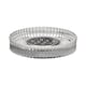 image 3 of Showerdrape Regent Ribbed Glass Chrome Soap Dish | Clear | 1
