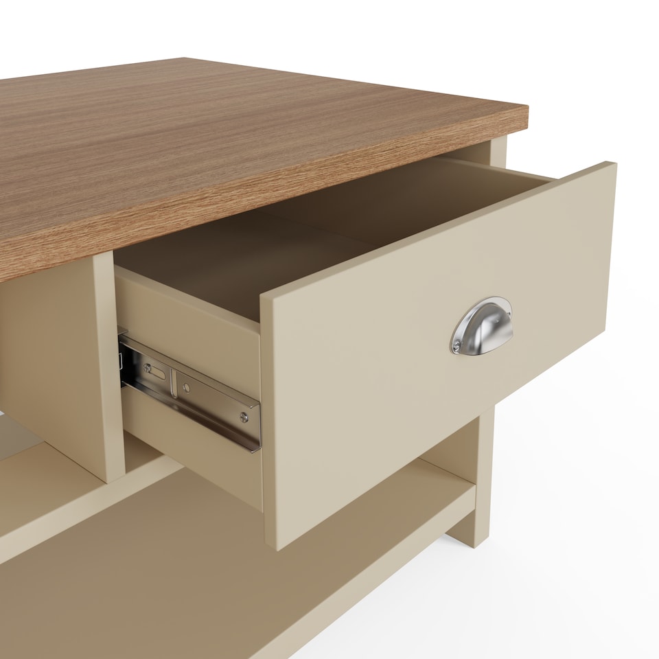 image 1 of Lancaster 2 Drawer Coffee Table
