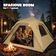 image 4 of Outsunny Pop Up Tent Waterproof Camping Tents 2-3 People Khaki | Brown | Army Green