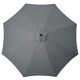 image 8 of Outsunny Outdoor Market Table 3(m) Parasol Umbrella Sun Shade with 8 Ribs, Grey