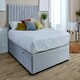 image 1 of Sophia Divan Ottoman Plush Superking Bed Frame - Silver