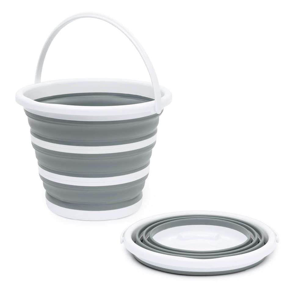 image 1 of Collapsible Bucket With Handle