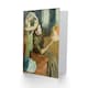 image 2 of Edgar Degas Art Card The Millinery Shop Hat Examination