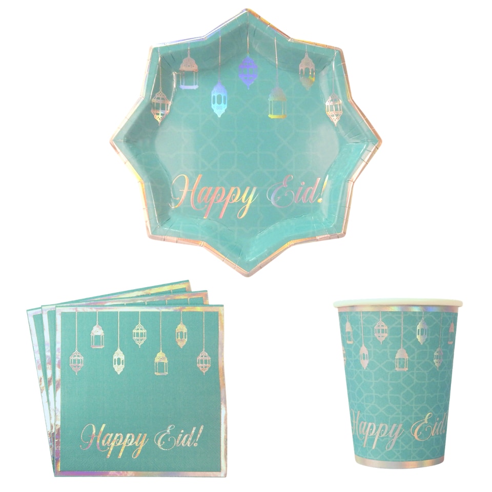 Eid Party Pack - Teal & Iridescent