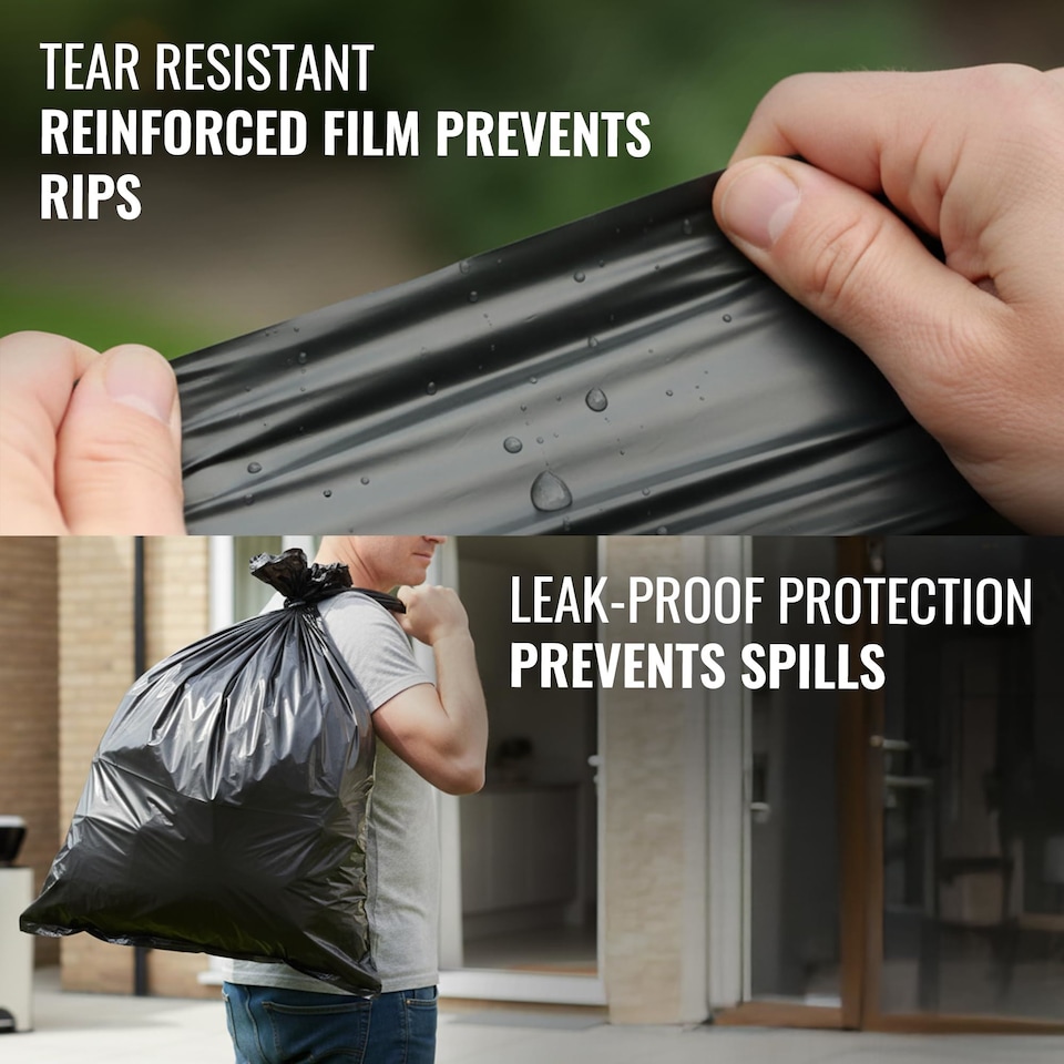 image 1 of Ecobag Everyday Bin Bags Heavy Duty Refuse Sacks Leak Resistant