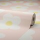 image 4 of Ditsy Daisy Wallpaper in Soft Peach Multi