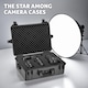 image 8 of Camera Case - ABS plastic shell, 4 thick foam inserts, snap closures, 35 litres | Black | black | L | 1