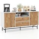 image 1 of COSTWAY TV Stand for TVs 65 Inches Modern Entertainment Center White