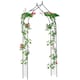 image 1 of Outsunny Metal Vintage Style Garden Arch Lawn Arbor Trellis Climbing Plant Rose