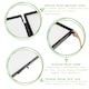 image 2 of Nicola Spring Hanging Metal Photo Frames Gallery Set - 5 Sizes - Black | Black | Black | One Size