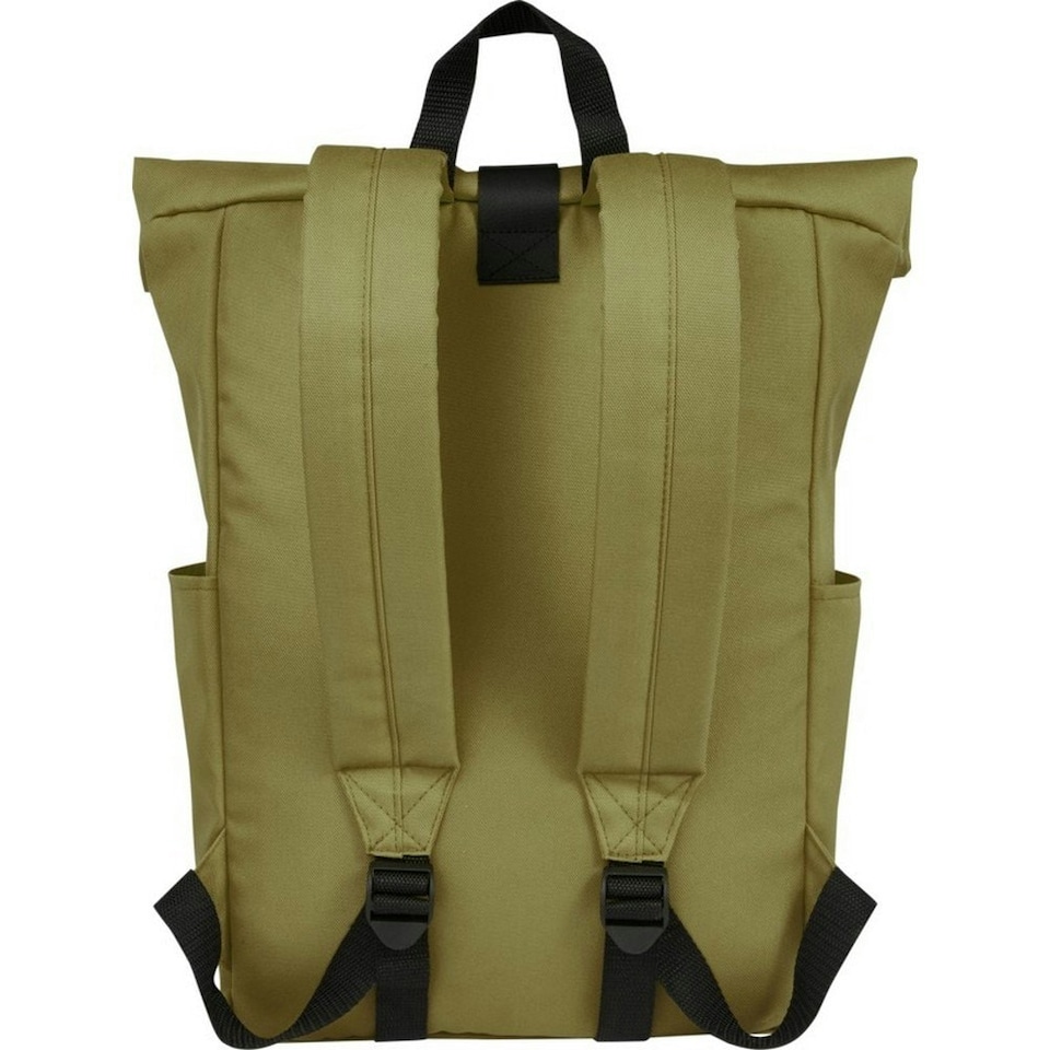 image 1 of Unbranded Byron Roll Up 18L Backpack - Olive - One Size | Green