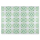 image 1 of Green Extraordinary Boho Chic Summer Design Glass Chopping Board | Multi