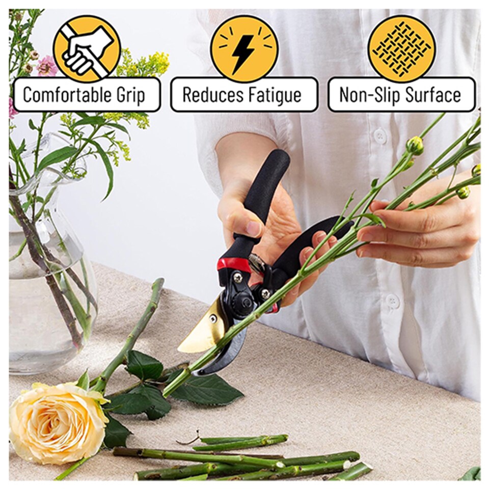 image 1 of 8-Inch Pruning Shears Garden Shears Scissors Tools Garden