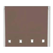150cm Mocha Square Eyelet Edge Roller Blind | Brown | Brown