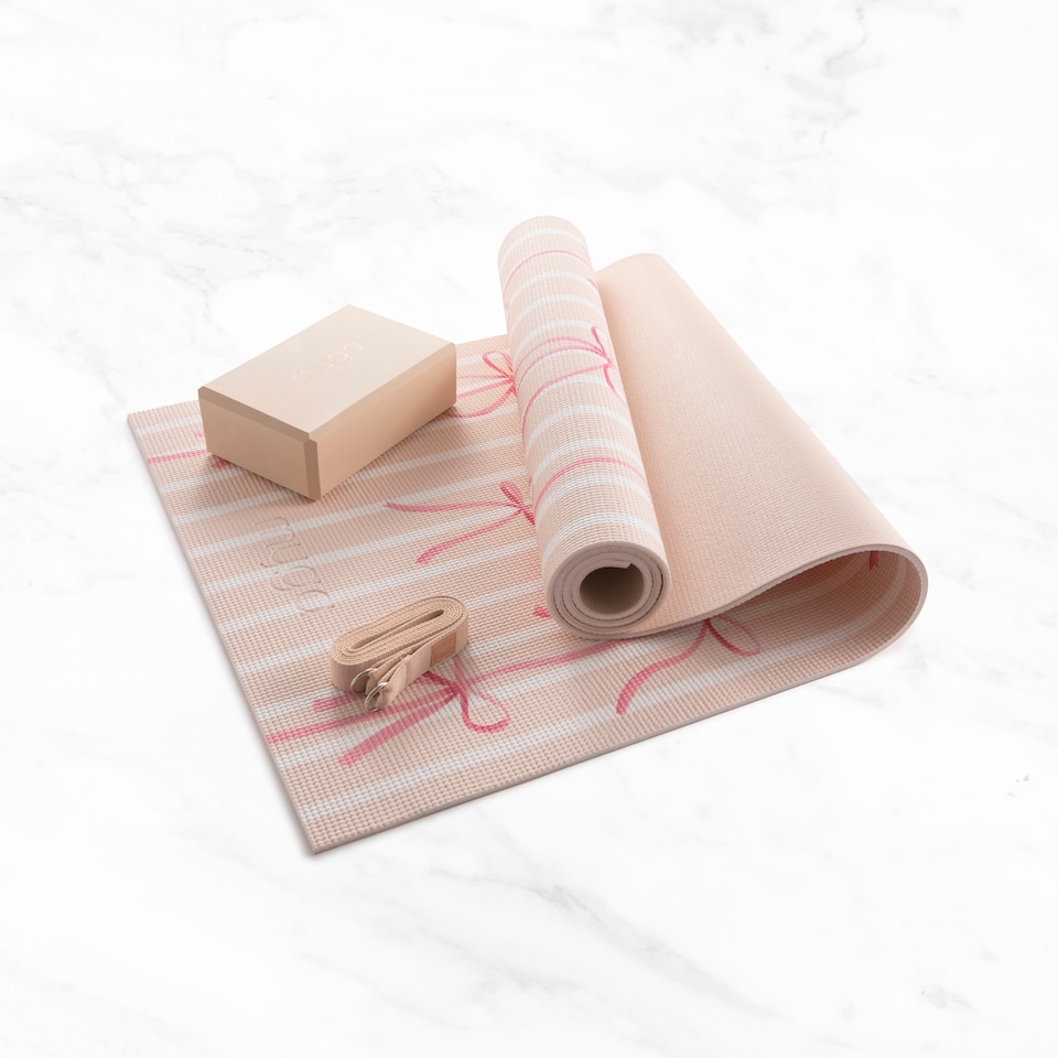image 1 of Myga Yoga Set - Bows | Pink