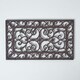 image 1 of Homescapes Cast Iron Door Mat Brown Rectangular Parisian Design