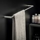image 3 of Cosmic Bathroom Towel Round Rail Fixed Bar Design Lightweight Light Grey 60 cm