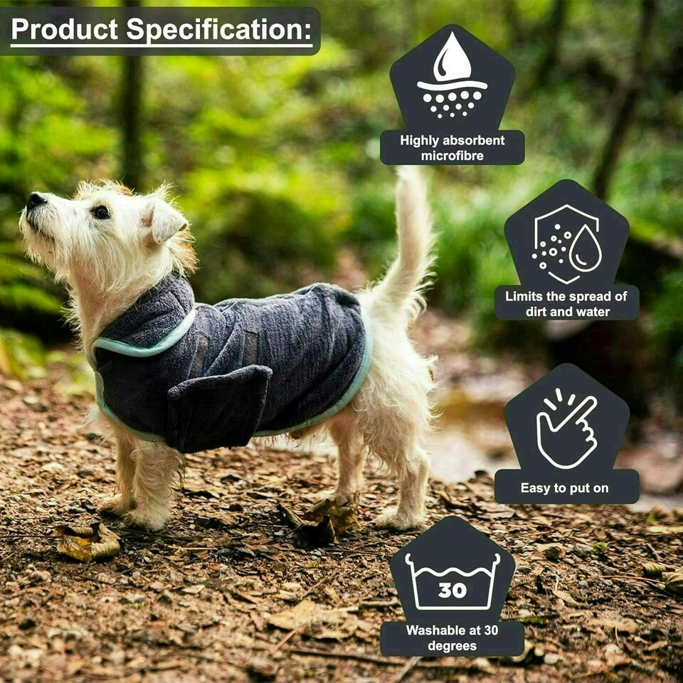 image 1 of Henry Wag Drying Coat S (40cm)