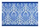 image 1 of My Mat Nylon Printed Bathroom Royal Blue Damask 50x75