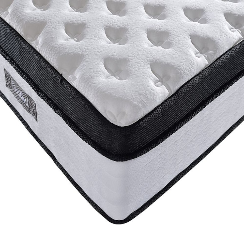 image 1 of SleepSoul Cloud 800 Pocket Memory Pillow Top Mattress White | Single