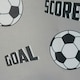 image 4 of OHS Kids Football Blackout Eyelet Curtains, 46x54" - Grey