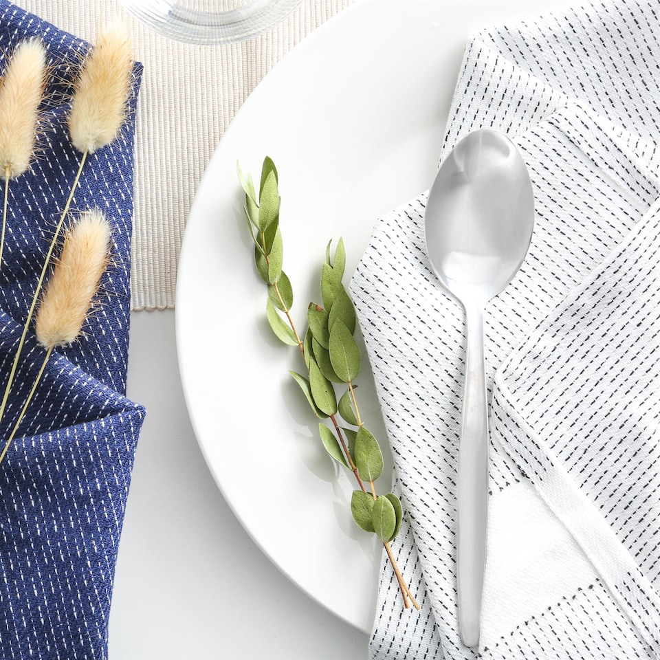 image 1 of Argon Tableware Economy Stainless Steel Dessert Spoons - 19cm - Pack of 24