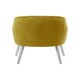 image 3 of Interiors by Premier Mustard Fabric Armchair, Cozy Velvet Armchair, Dining Chair for Living Room, Home, Accent Arm Chair