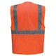image 2 of Yoko Unisex Adult Hi-Vis Vest - Orange - XL