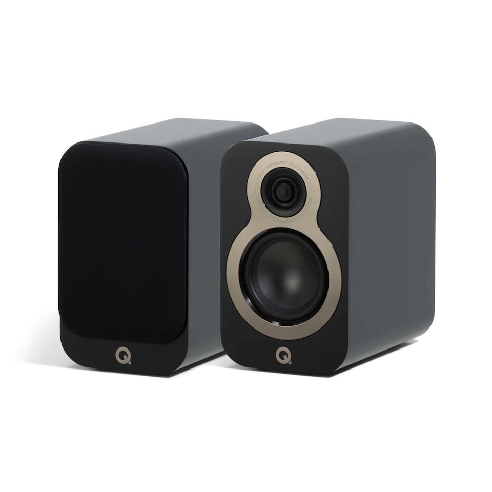 image 1 of Q Acoustics 3010c Bookshelf Speakers - Black