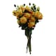 image 4 of 6 x 60cm Yellow Rose Artificial Flower Sprays - 24 Flowers 18 Buds
