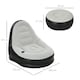 image 7 of Outsunny Inflatable Chair and Footstool for Gaming, Reading, Watching, Grey