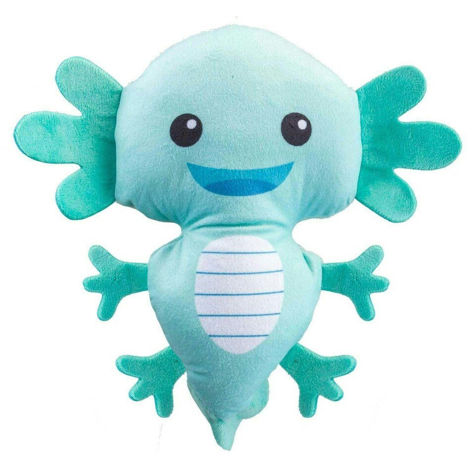 image 1 of Axolotl Soft Toy Cute Plushie Huggable Cuddly Stuffed Toy 15cm Green