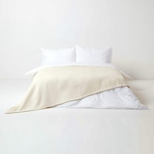 Homescapes Organic Cotton Waffle Blanket/ Throw Natural - 280 x 230 cm | Cream