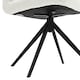 image 4 of Living and Home Set of 2 Plush Breakfast Stools, White