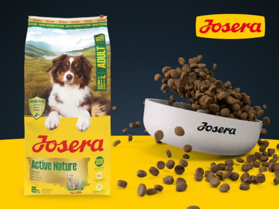 image 1 of Josera Active Nature complete dry dog food | Active dogs | All sizes | High meat | Gluten free | Herbs & fruits | Joint support | Immune Plus | 2x12.5kg pack
