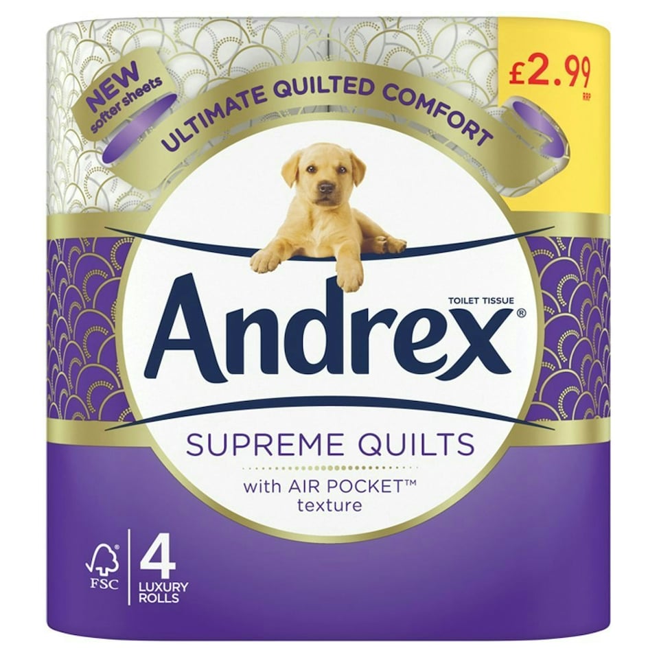 Andrex Quilts 1Kg (Pack of 6)