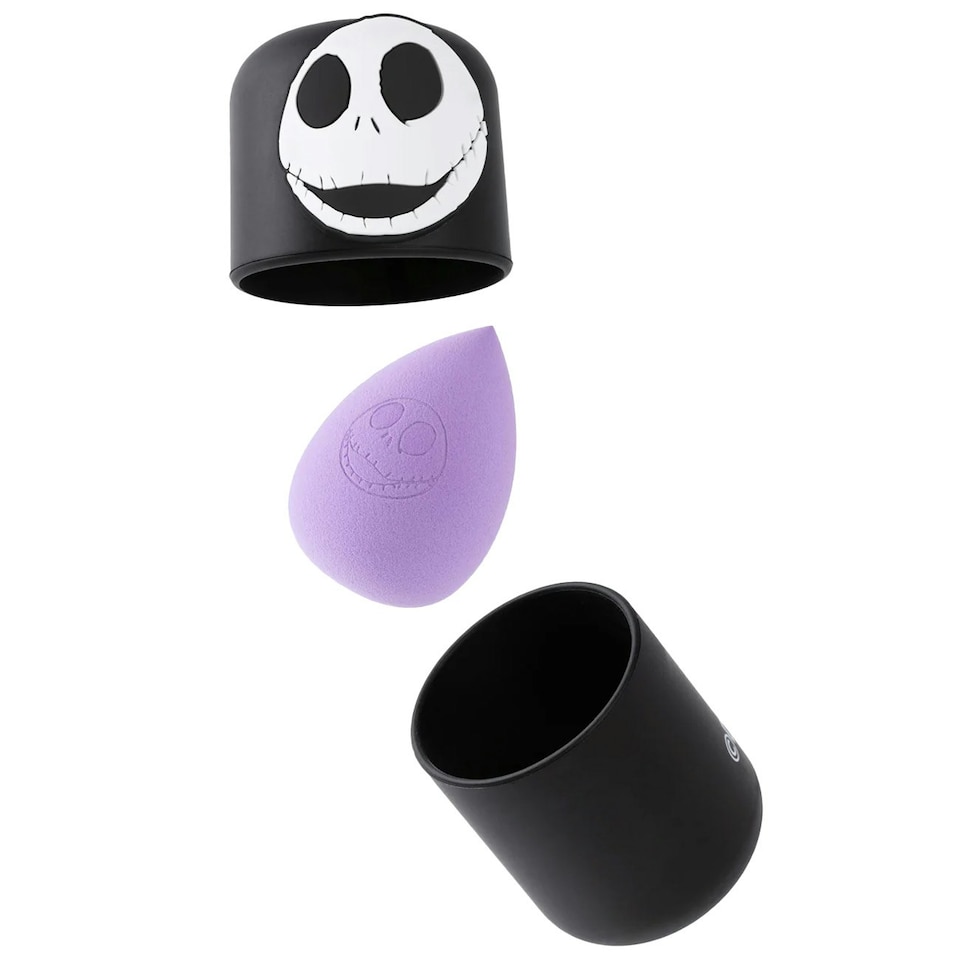image 1 of The Nightmare Before Christmas Jack Skellington Make-Up Sponge (Pack of 2) - Purple - One Size