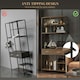 image 5 of HOMCOM 5 Tier Free Standing Book Shelf with 2 Drawers for Study, Living Room