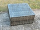 image 3 of Fimous 8 Seater Outdoor Rattan Garden Furniture Set Conservatory Patio Sofa Coffee Table Set with 2 Big Footstool Dark Grey Mixed