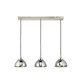 image 1 of Caspa Bar Pendant Ceiling Lamp, Bright Nickel Plate, Mirrored Glass