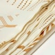 image 4 of Homescapes Gold Tree Christmas Table Cloth - 132 x 178 cm Gold