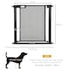 image 4 of PawHut Pressure Fit Safety Gate for Stairs w/ Auto Close 75-82 cm - Black