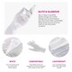 image 2 of Long White Gloves - Satin | White | 24