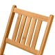 image 6 of Outsunny Folding Patio Bistro Set of 3 Dining Table Set with 2 Foldable Chairs
