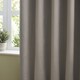 image 2 of furn. The Ultimate Velvet Room Darkening Pencil Pleat Curtain Pair, Silver, (W)229x (D)137cm | Silver | Silver | One Size