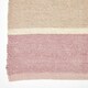 image 3 of Homescapes Cotton Chenille Striped Rug Blue Beige Purple Grey Natural - 45 x 70 cm Pink | 45 x 70 cm