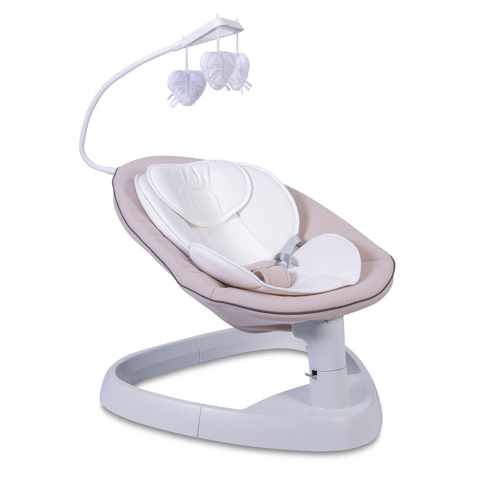 image 1 of Red Kite Sway Electronic Musical Side to Side Swing - Almond | Cream | Almond | One Size | 1