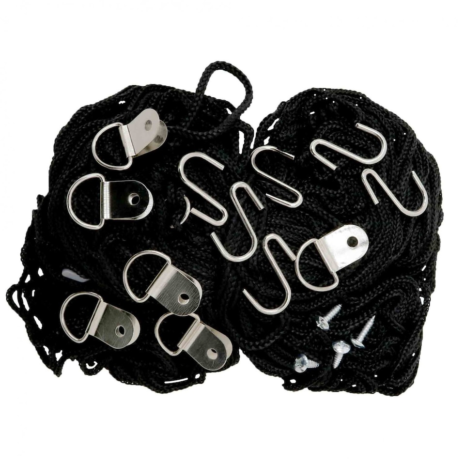 image 1 of Universal 1m x 1m Pet Dog Car Safety Guard Barrier Protector Net | Black